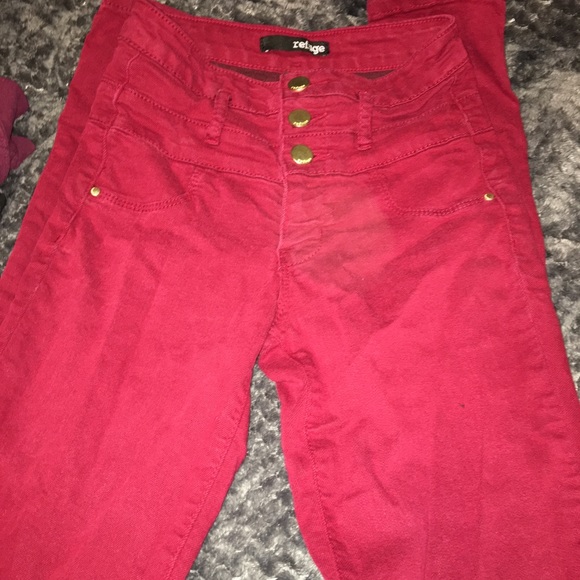 Super skinny maroon jeans - Picture 2 of 2